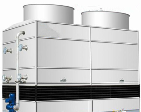 闭式冷却塔安装现场